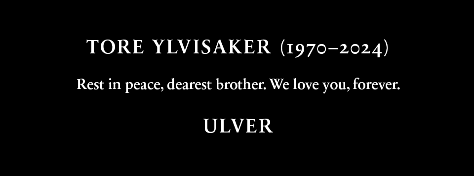 RIP TORE YLVISAKER (1970–2024)